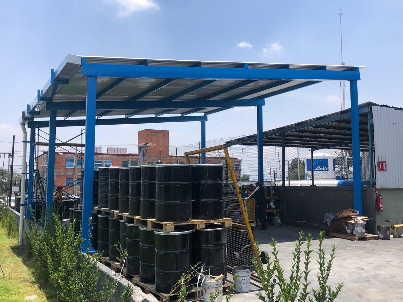 Estructura metálica industrial