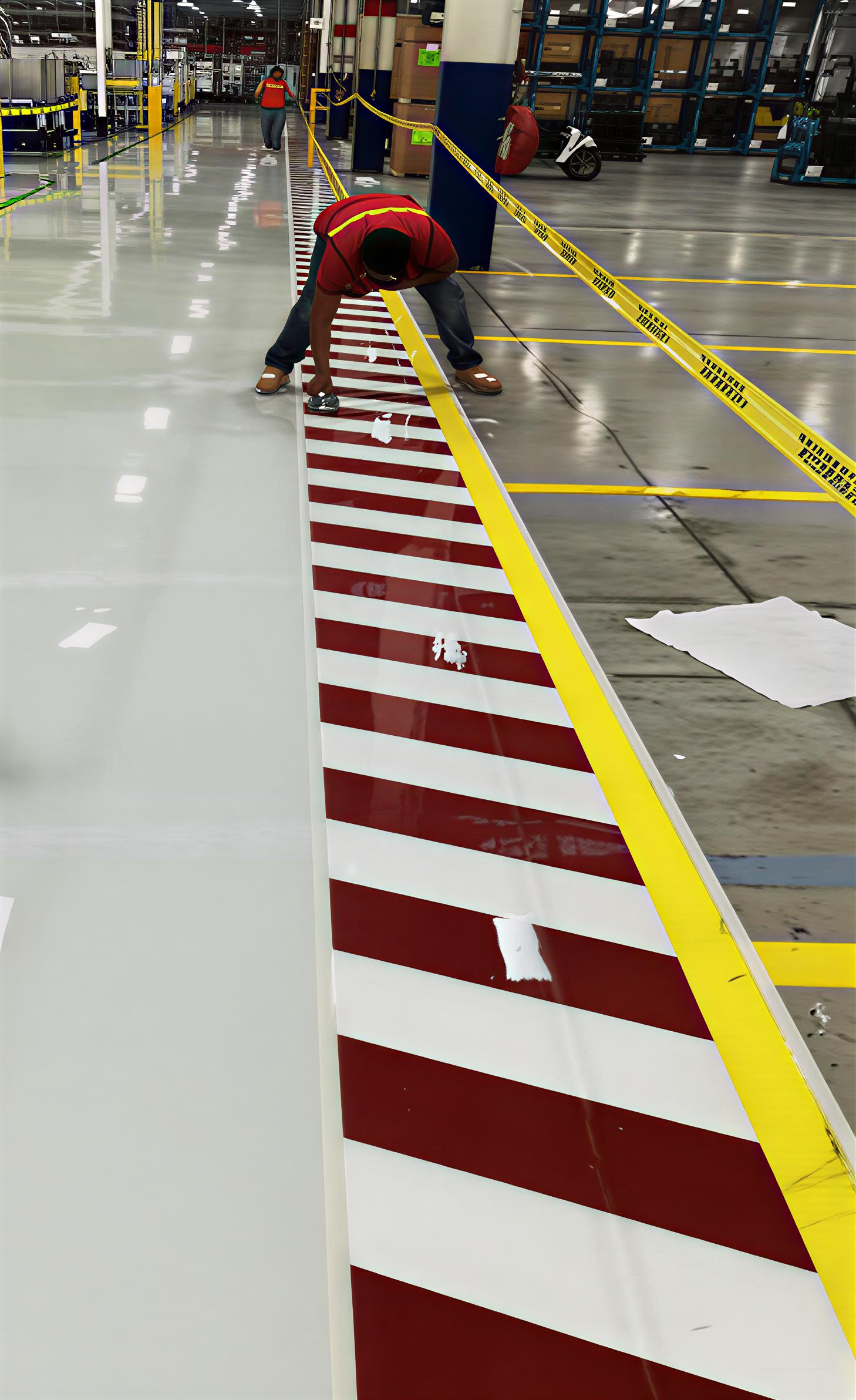 Piso epóxico industrial